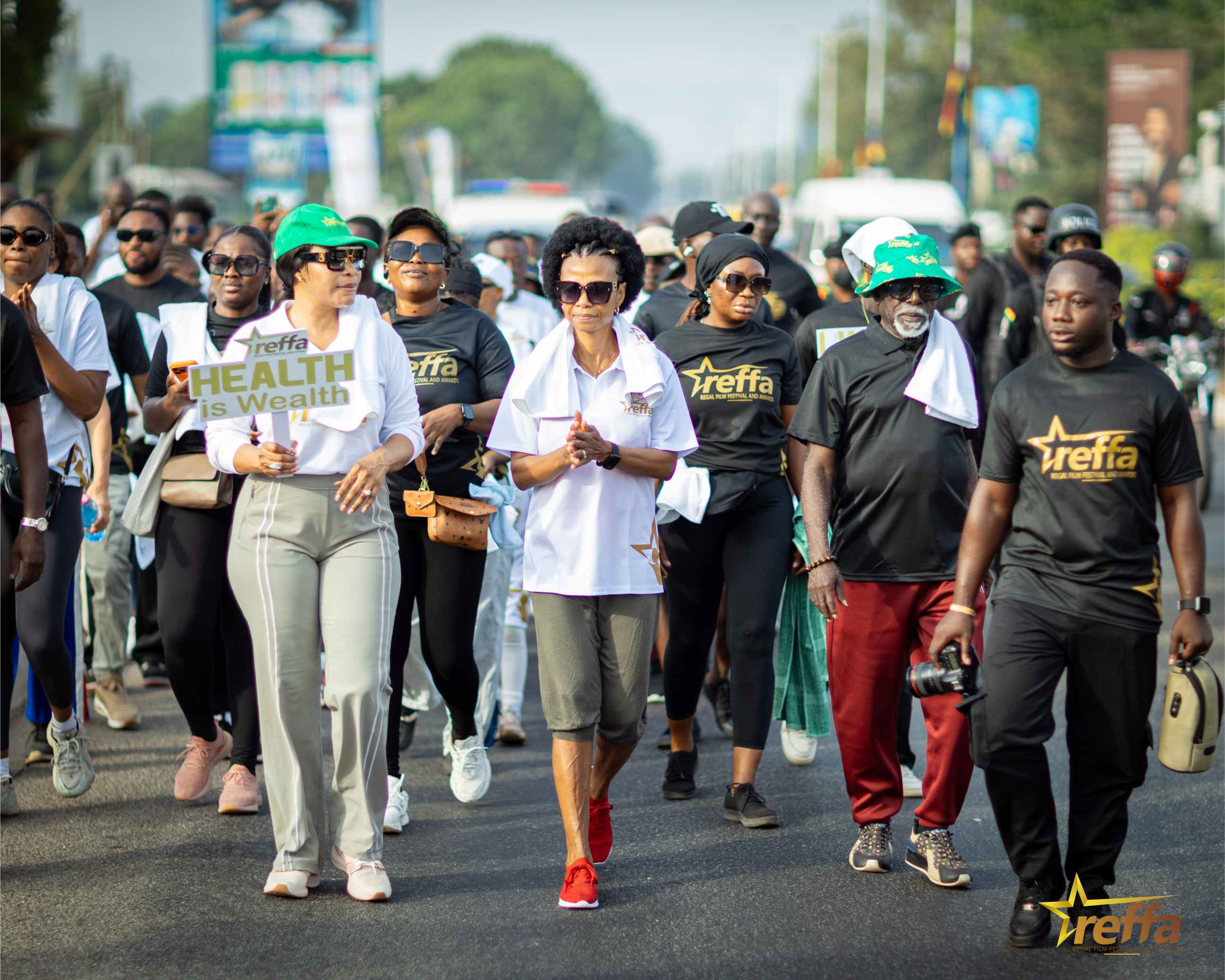 REFFA health walk scene